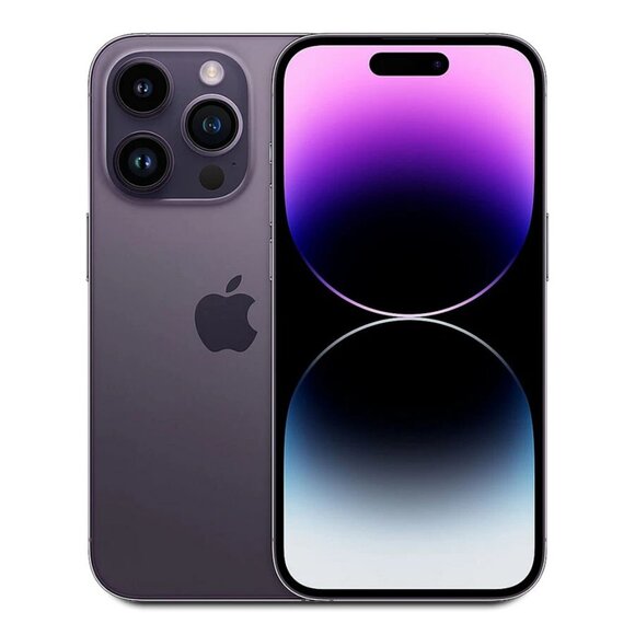 Apple iPhone 14 Pro Max 128GB Unlocked 6.7" - (Deep Purple) A2651 w/Warranty - Picture 1 of 2